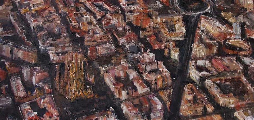 Cruïlles, óleo de Laura Pérez