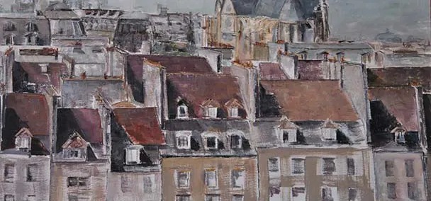 París, óleo de Laura Pérez
