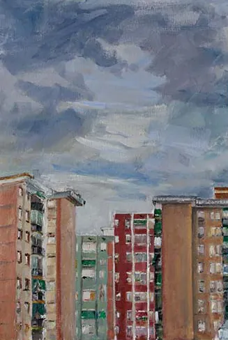 Sant Ildefons I, óleo de Laura Pérez
